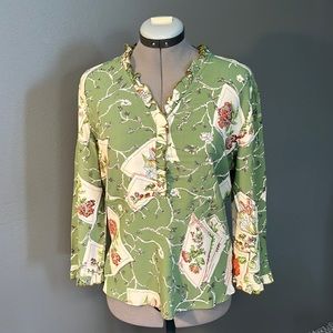 Green and other colored top, medium size